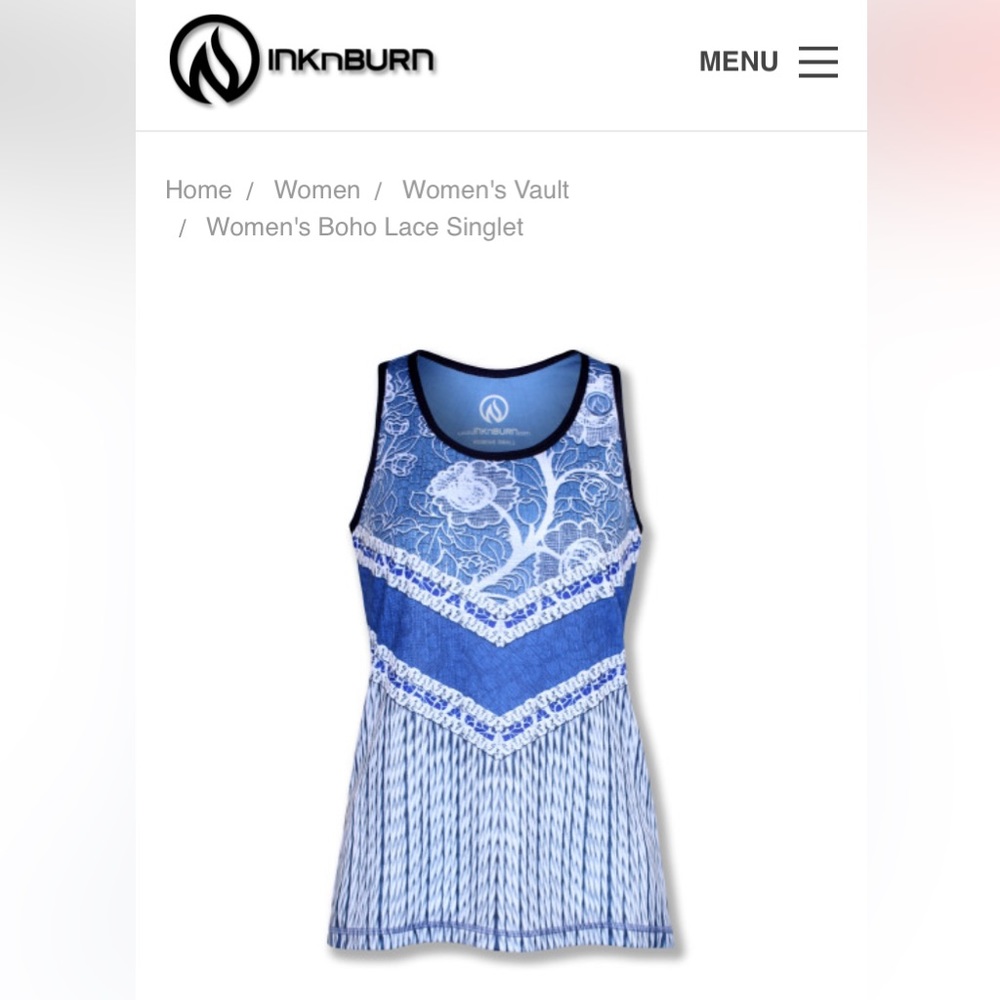 INKnBURN Boho Lace Singlet (retired/vault)